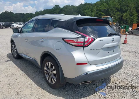 2015 Nissan Murano Sl из США, поврежденный, VIN 5N1AZ2MH2FN242656